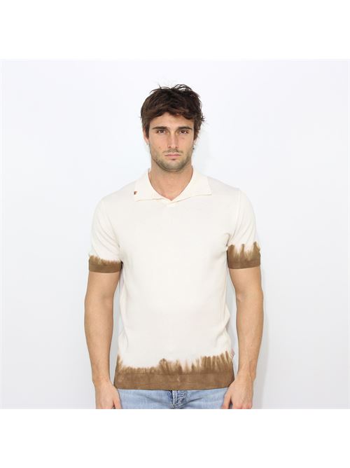 polo maglia senza bottoni BOB | SUNSET UNICAECRU/TAB